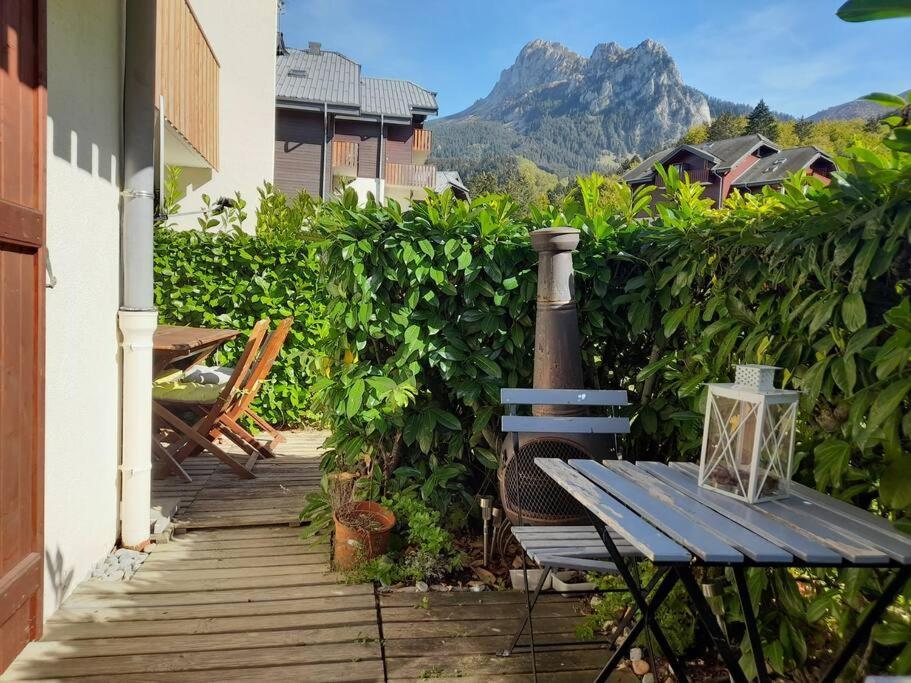 Rez De Jardin / Pieds Des Pistes Apartamento Bernex Exterior foto